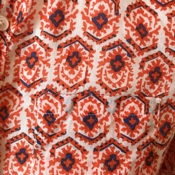 Talbots cute patterned blouse - Picture 2 of 6